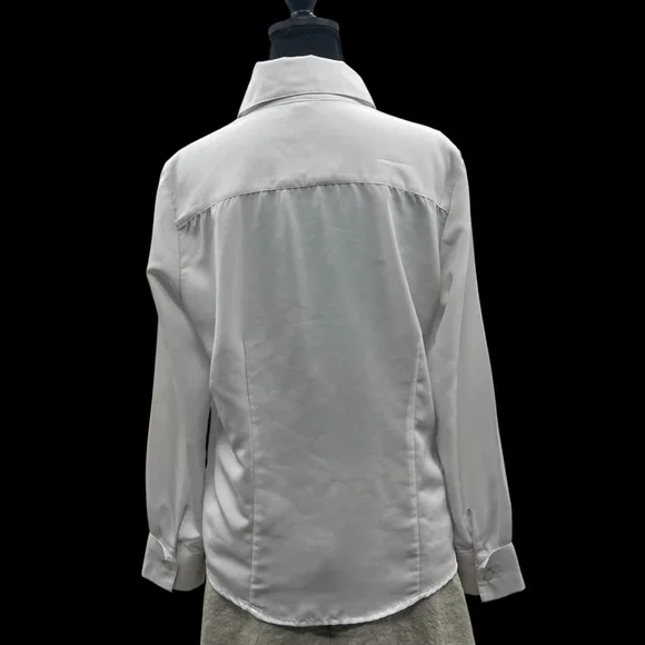 Notations Classic White Button-Down Shirt - Picture 5 of 8